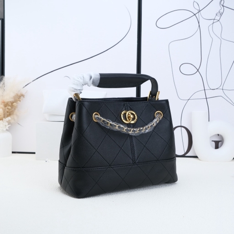 Túi Chanel Shopping Bag Bản Hàn Size 23cm Màu Đen