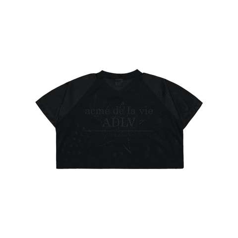Áo Croptop ADLV Star Màu Đen
