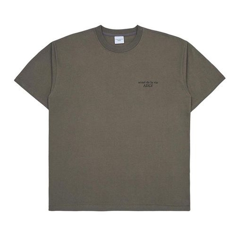 Áo Phông ADLV Tshirt Basic Logo Màu Nâu