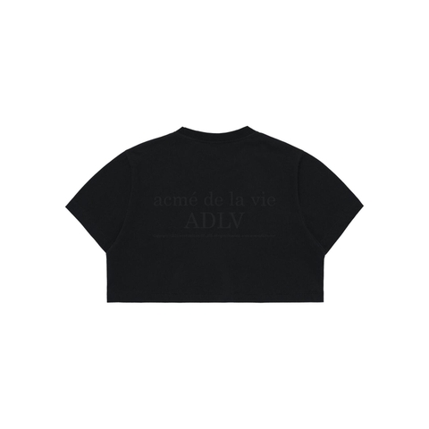 Áo Phông ADLV Croptop Tim Màu Trắng