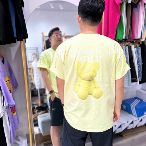 Áo Phông ADLV Gấu Bông Màu Vàng