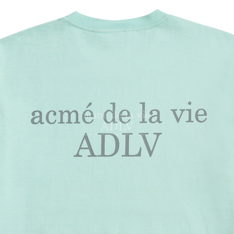 Áo Phông ADLV Tshirt Basic Logo Màu Xanh Da Trời