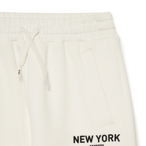 Bộ Quần Áo Nỉ MLB Size Kid Màu Kem