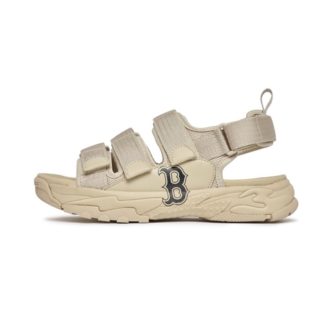 Dép Sandal MLB Triple Logo Chữ B 3ASDCSS33-43BGS Màu Be