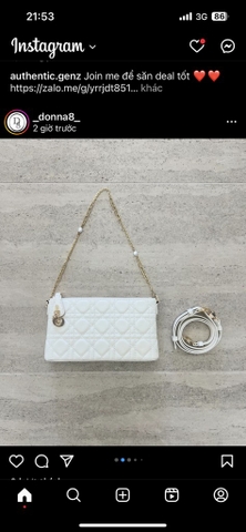 Túi Đeo Vai Miss Dior Mini Midi Bag Da Cừu Size 20cm