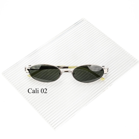 Kính Mát Gentle Monster Cali 02 Màu Bạc-Đen