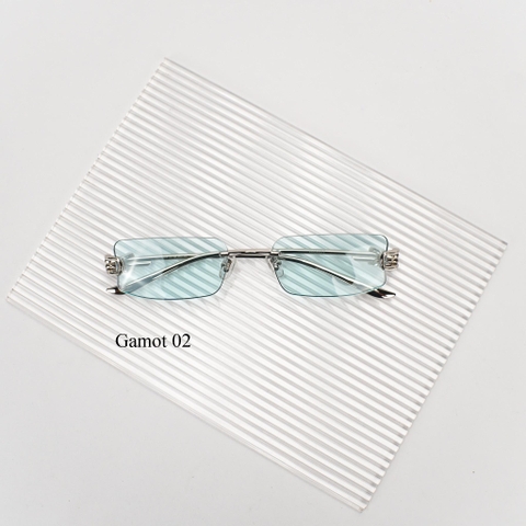 Kính Mát Gentle Monster Gamot 02 GR Màu Bạc-Xanh