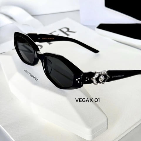 Kính Mát Gentle Monster Jewelry Vegax 01 Màu Đen