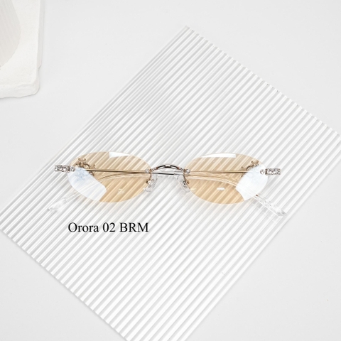 Kính Mát Gentle Monster Jewerly Orora 02 BRM Màu Vàng
