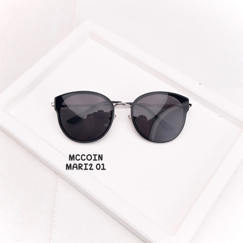Kính Mát Hàn Quốc Mccoin Mari2 01 Màu Đen