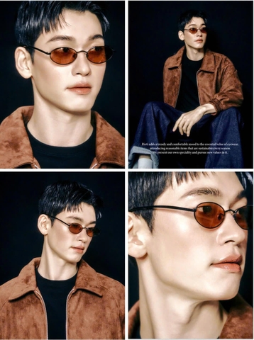 Kính Mát Rieti Cami C2 Màu Đen-Nâu