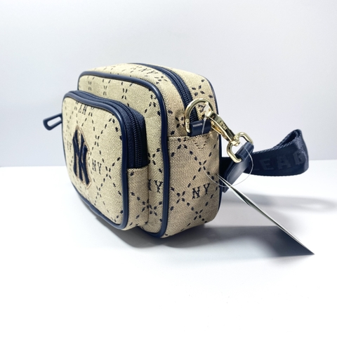 Túi Đeo Chéo MLB Kid Monogram Màu Nâu