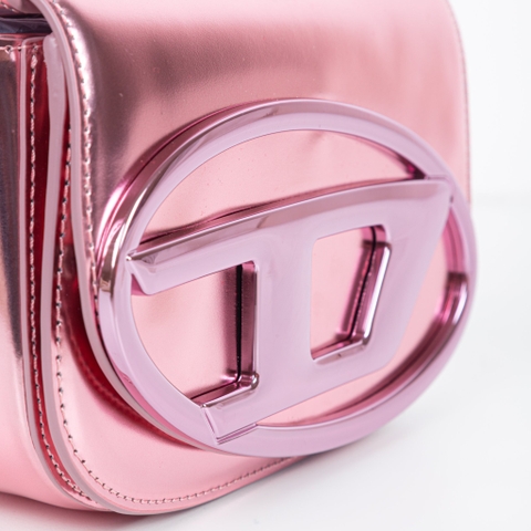 Túi Đeo Vai Diesel Women's Shoulder Bag Mirrored Leather Pink X08396PS202 Màu Hồng