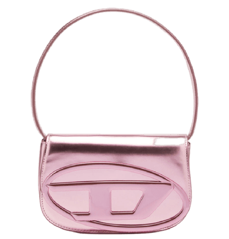 Túi Đeo Vai Diesel Women's Shoulder Bag Mirrored Leather Pink X08396PS202 Màu Hồng