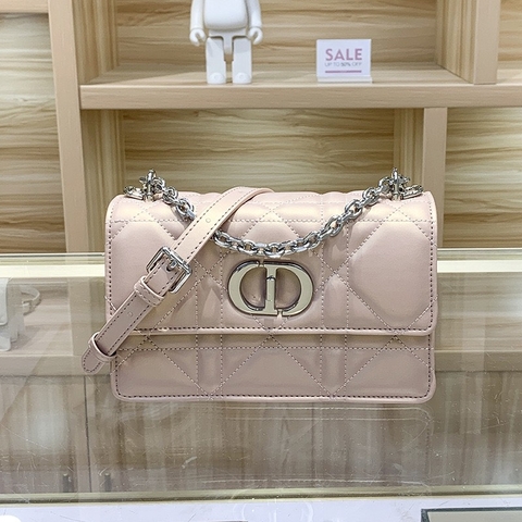 Túi Đeo Vai Dior Miss Caro Bản Remake Hàn Da Bê Size 21cm