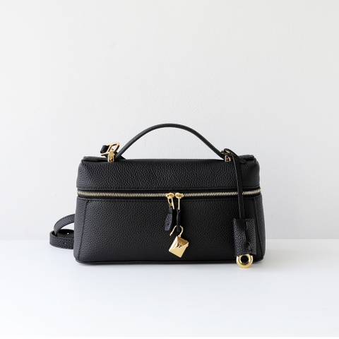 Túi Loro Piana Bản Hàn Da Bò Togo Bản 2025 Logo Vàng