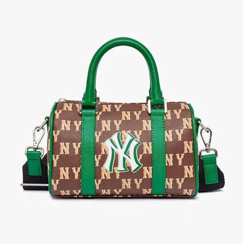 Túi Trống MLB Dia Logo NY 3ABWS023N-50BRD Màu Xanh Nâu