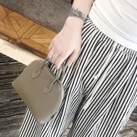 Túi Xách Hermes Bolide Mini Da Bò 18cm