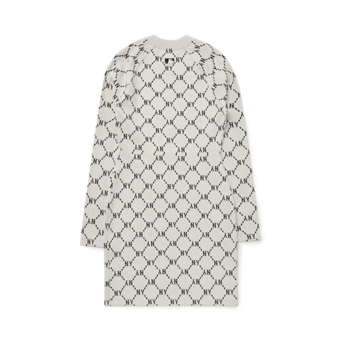 Váy MLB Monogram Slim Logo NY 3FOPM0124-50CRS Màu Xám