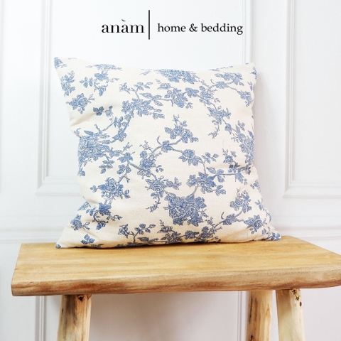 Gối tựa handmade vải canvas - trang trí phòng khách, nhà cửa, quán cà phê - phong cách tối giản, Hàn Quốc, Scandina