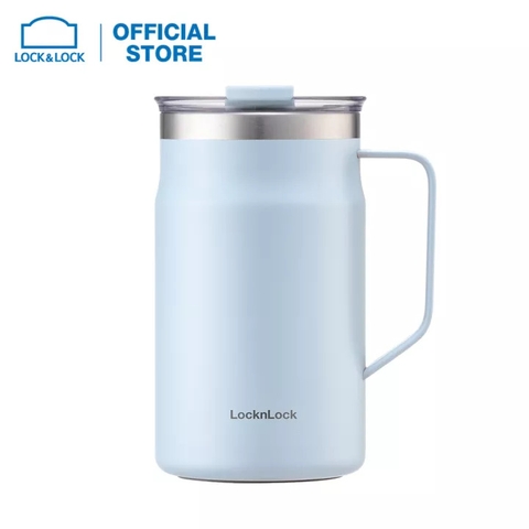 CA NƯỚC GIỮ NHIỆT LOCK&LOCK METRO TABLE MUG LHC4282SBLU 600ML (MÀU XANH)