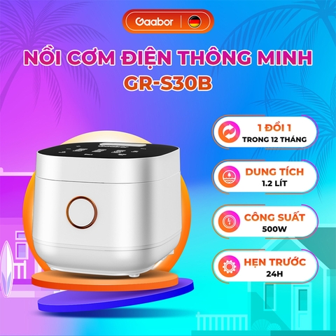 Nồi cơm điện thông minh Gaabor GR-S30B