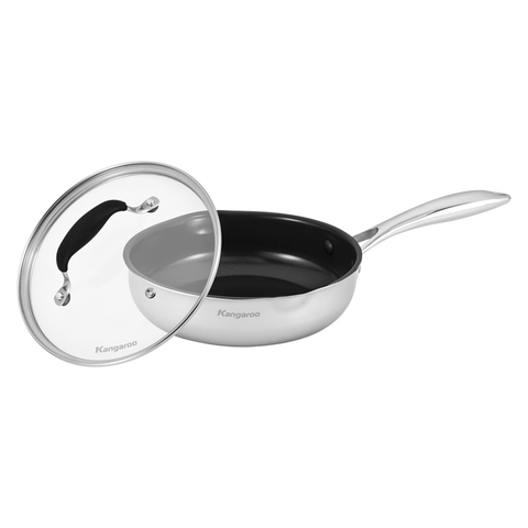 CHẢO INOX CHỐNG DÍNH ĐÁY TỪ KANGAROO KG3IF2002