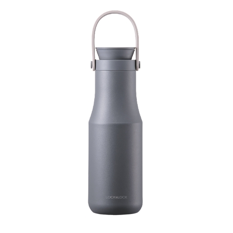 BÌNH GIỮ NHIỆT LOCK&LOCK METRO DOUBLE 470ML LHC4202GRY (MÀU XÁM)