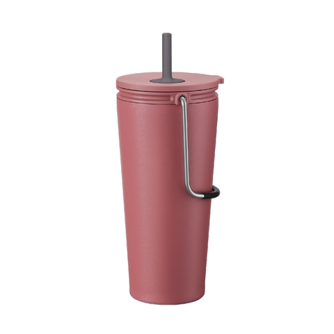 BÌNH GIỮ NHIỆT CÓ ỐNG HÚT LOCK&LOCK BUCKET TUMBLER WITH STRAW (MÀU HỒNG)
