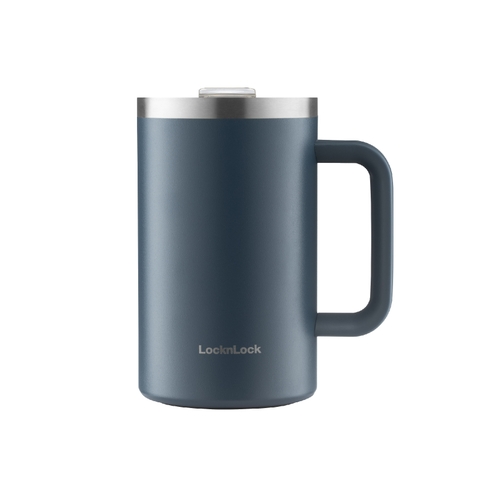 CA NƯỚC GIỮ NHIỆT LOCK&LOCK FLAT TABLE MUG LHC4320BGRN 730ML (MÀU XANH)