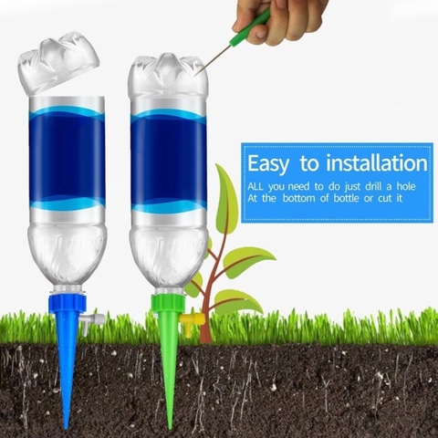 Que Tưới Nhỏ Giọt Tự Động Gắn Chai Nhựa - 1 Cái