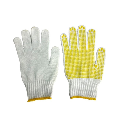 Bao tay làm vườn phủ hạt nhựa - 1 đôi