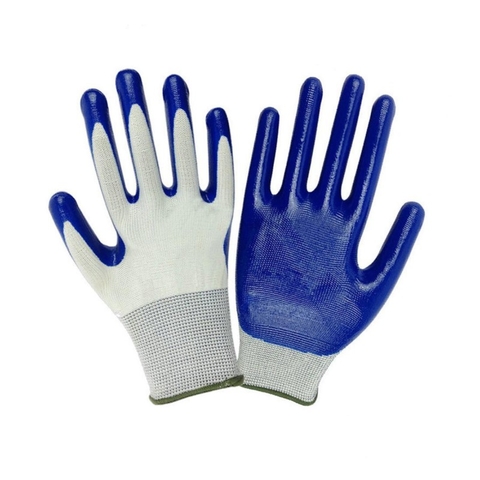 Bao tay làm vườn phủ nhựa - 1 đôi