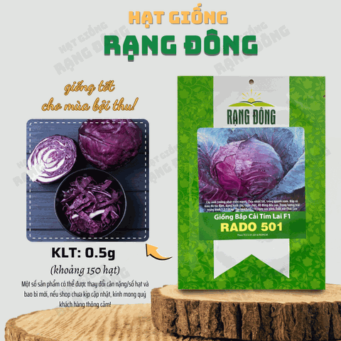 Hạt giống Bắp Cải Tím