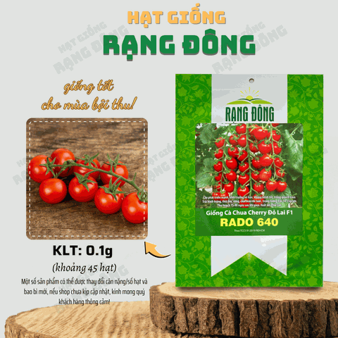 Hạt giống Cà Chua Cherry Đỏ Lai F1