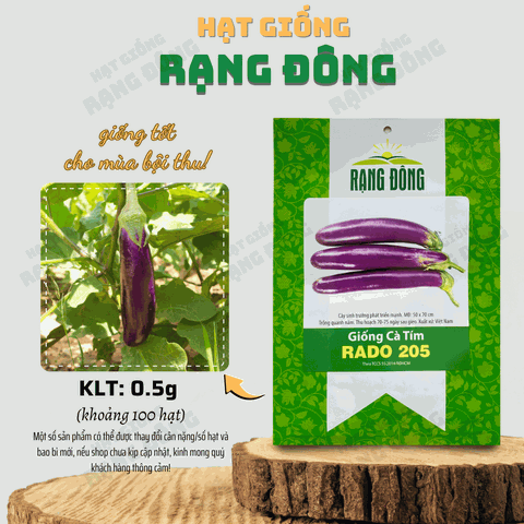 Hạt giống Cà Tím Trái Dài