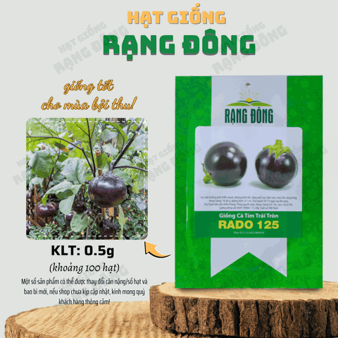 Hạt giống Cà Tím Quả Tròn