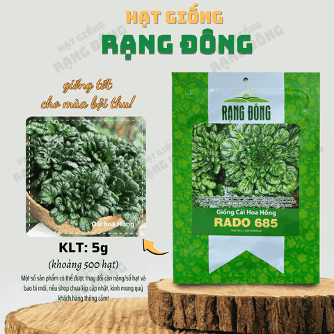Hạt giống Cải Hoa Hồng