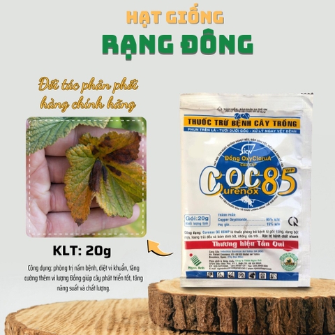 COC 85 Thuốc Trừ Nấm Bệnh, Rỉ Sắt, Thán Thư Trên Cây Trồng