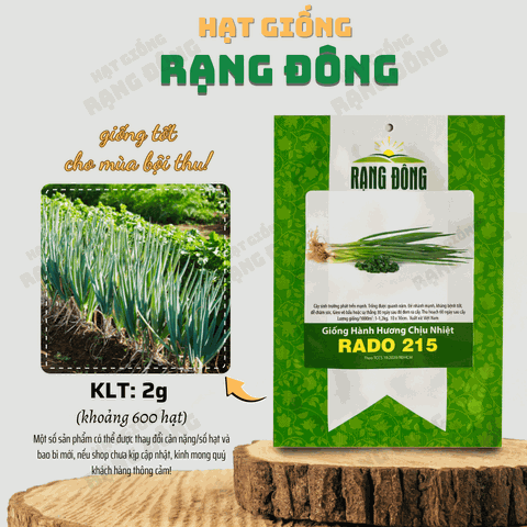 Hạt giống Hành Hương Chịu Nhiệt