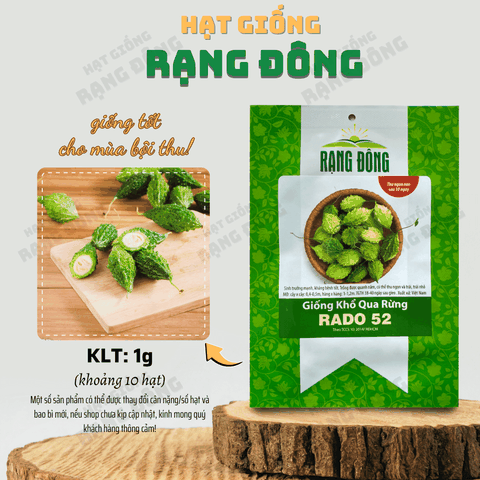 Hạt giống Khổ Qua Rừng Dễ Trồng - Gói 10 Hạt