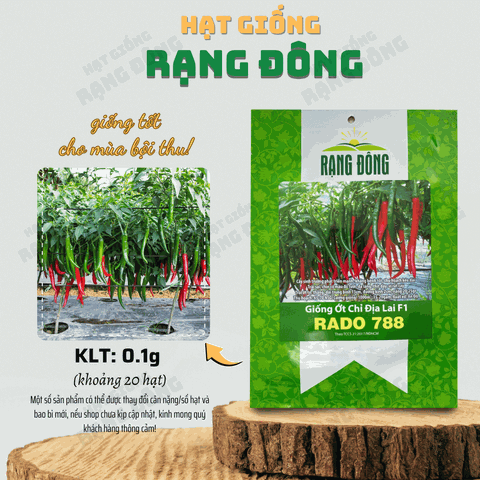 Hạt Giống Ớt Chỉ Địa Trái Dài