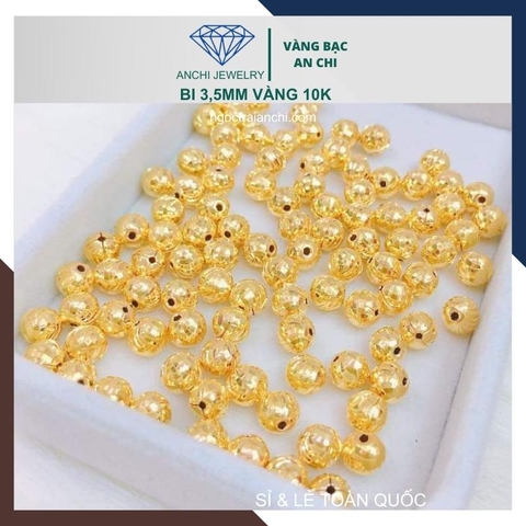 Charm bi vàng 10k size 3ly - bán sỉ toàn quốc