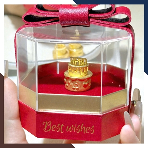 Bánh Sinh Nhật Bằng Vàng 9999 Mã QTV08 - Quà Sinh Nhật Ý Nghĩa Vượt Xa Mọi Lời Chúc