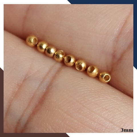 Bi vàng 18k size 3mm mã 3AC55