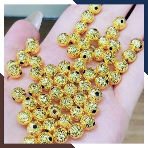 Bi vàng tây 10k size 8mm và 10mm kiểu phay xoắn mã 19V27