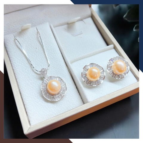 Bộ Trang Sức Ngọc Trai Bạc Cho Mẹ Nhiều Mẫu BTSNT169 – Tôn Vinh Nét Đẹp Của Phụ Nữ Trung Niên