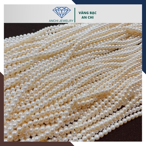 Bộ trang sức ngọc trai CD Dior mặc áo dài trẻ trung cho nữ gồm vòng cổ và vòng tay mã 89B1083