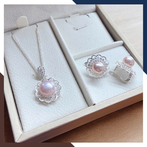 Bộ Trang Sức Ngọc Trai Cho Mẹ BTSNT173 – Quà Tặng Ý Nghĩa Ngày Đặc Biệt