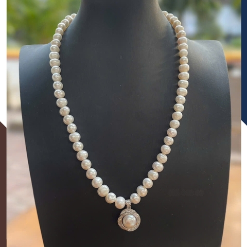 Bộ Trang Sức Ngọc Trai Cho Mẹ Sang Trọng BTSNT98 | Ngọc Trai Thật